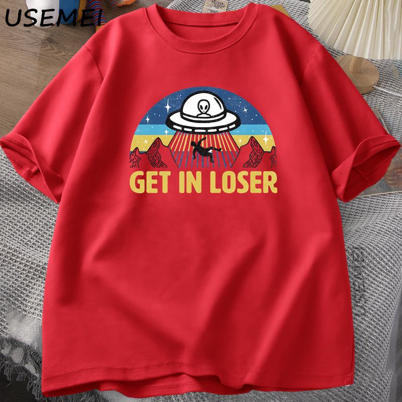 Get in Loser Funny Alien UFO T Shirt for Unisex Women Harajuku Oversize Tee Cotton Fashion Streetwear Unisex Tops Unisex Clothing S
Get in Loser Funny Alien UFO T Shirt for Unisex Women Harajuku Oversize Tee Cotton Fashion Streetwear Unisex Tops Unisex Clothing S