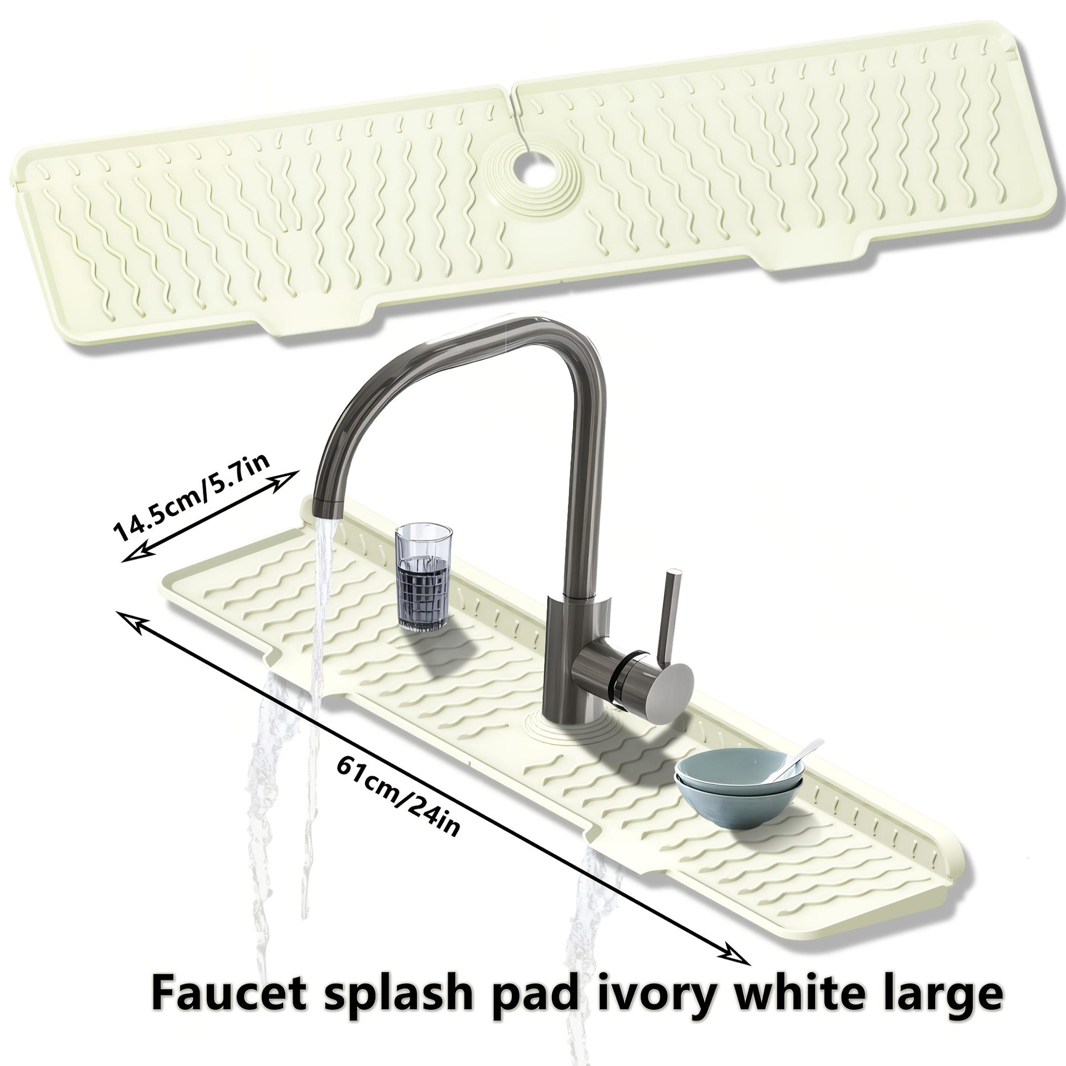 Kitchen Faucet Silicone Splash Mat Sink Drainage Mat Sink Collection Mat Drainage Drying Mat Bathroom Countertop Protector Home L белый
Kitchen Faucet Silicone Splash Mat Sink Drainage Mat Sink Collection Mat Drainage Drying Mat Bathroom Countertop Protector Home L белый