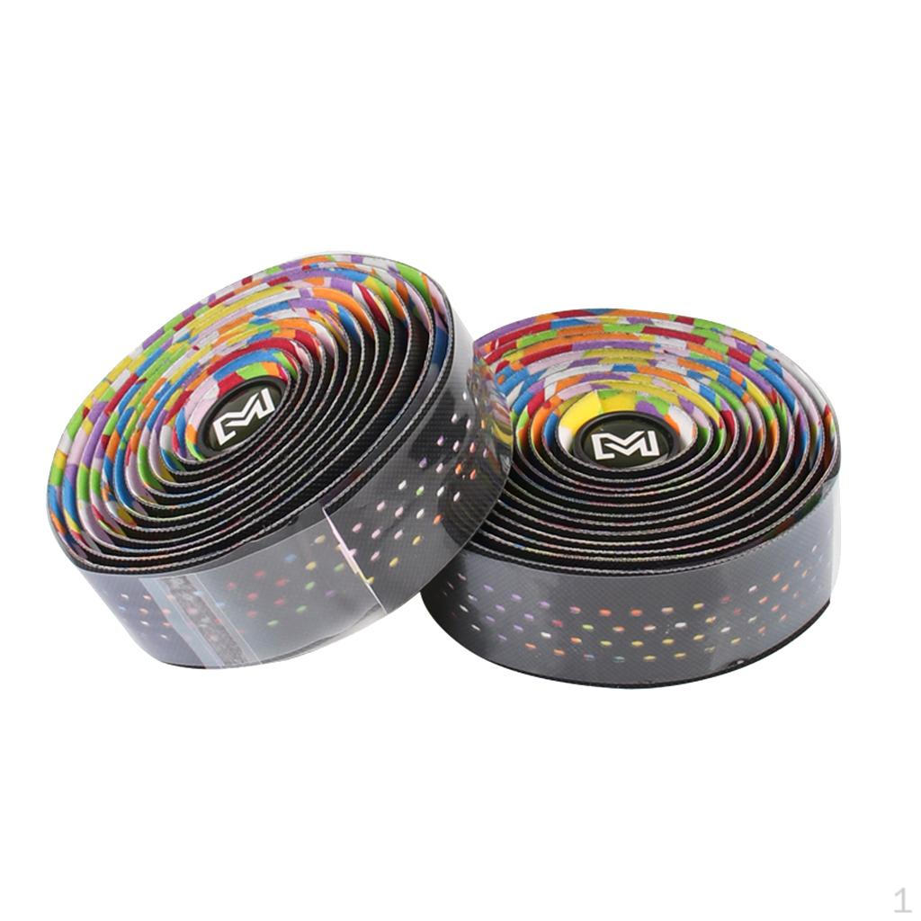 Handlebar Tape PU Leather Bent Handle Bars Wrap Sleeve with End 2.1M_Rainbow
Handlebar Tape PU Leather Bent Handle Bars Wrap Sleeve with End 2.1M_Rainbow