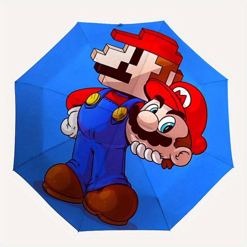 1pc Mario Pixel Art Automatic Folding Umbrella - Lightweight, Retractable Design with 8-Rib Durability, Perfect for Outdoor60
1pc Mario Pixel Art Automatic Folding Umbrella - Lightweight, Retractable Design with 8-Rib Durability, Perfect for Outdoor60