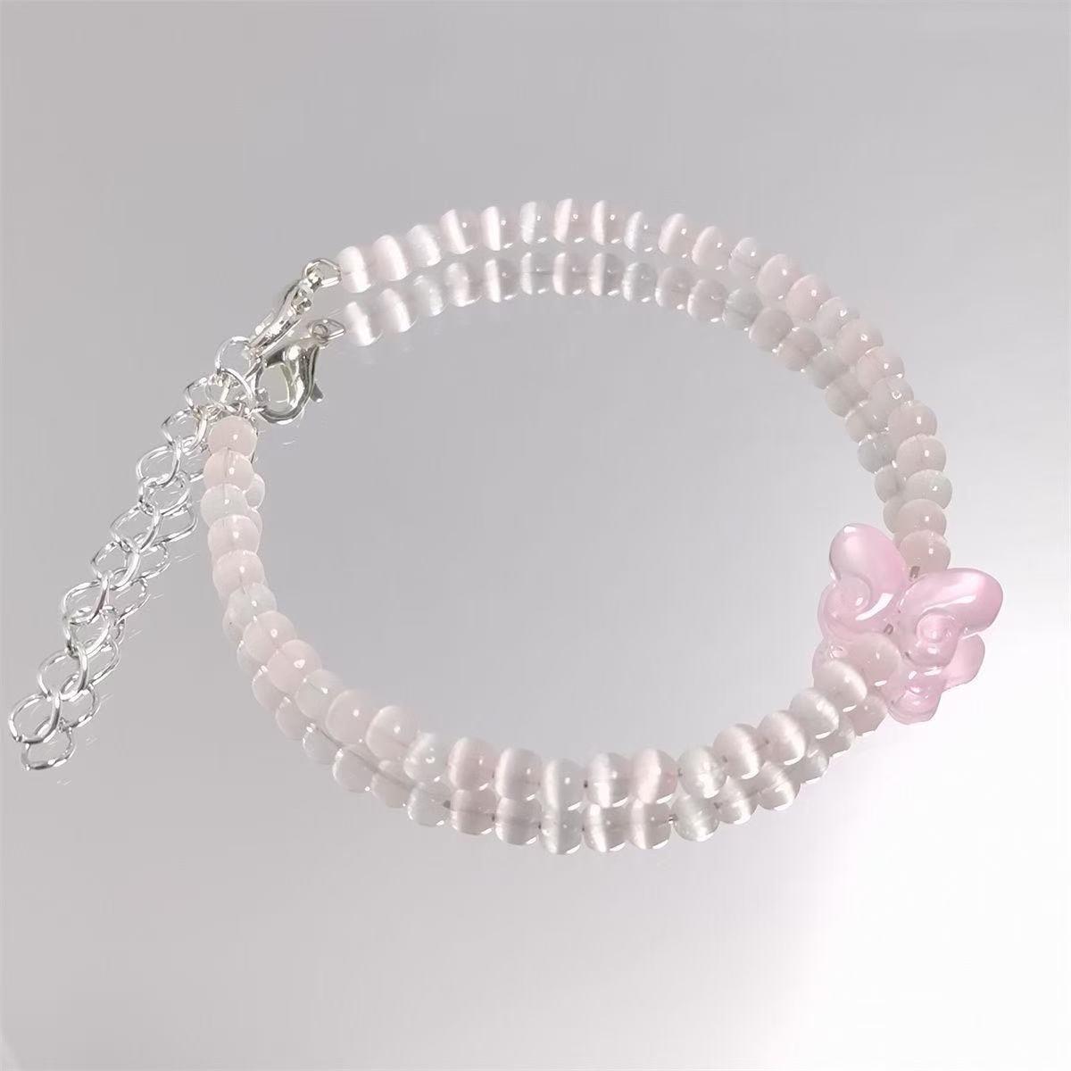 Super Divine Cat Eye Quartz Crystal Bracelet - Delicate Beaded Handcrafted Bracelet рожевий
Super Divine Cat Eye Quartz Crystal Bracelet - Delicate Beaded Handcrafted Bracelet рожевий