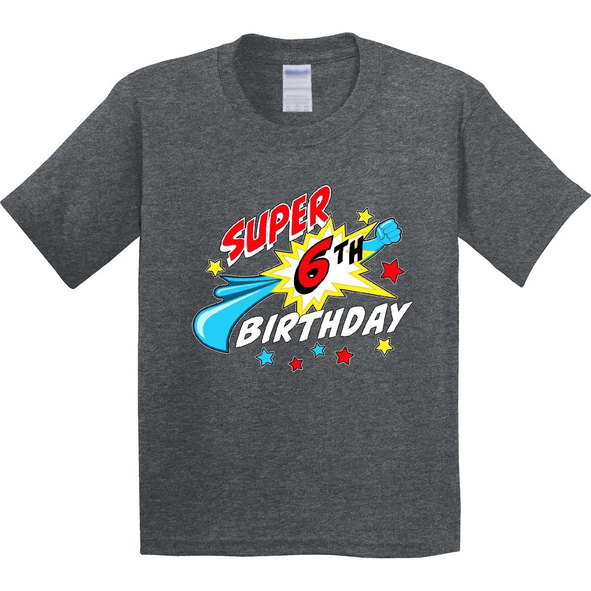 Inktastic Super 6th Birthday- Six Years Old Youth kids boys T-Shirt Birthdays Sixth Party 130
Inktastic Super 6th Birthday- Six Years Old Youth kids boys T-Shirt Birthdays Sixth Party 130