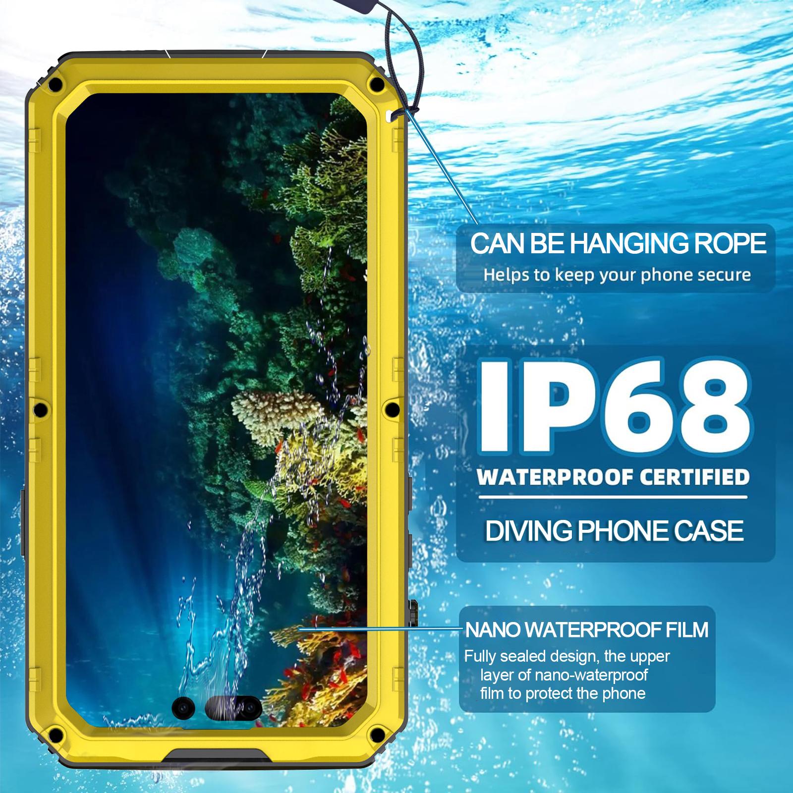 For iPhone 15 IP68 Waterproof Case Drop-proof PC+Silicone Cover with Screen Protector Red
For iPhone 15 IP68 Waterproof Case Drop-proof PC+Silicone Cover with Screen Protector Red