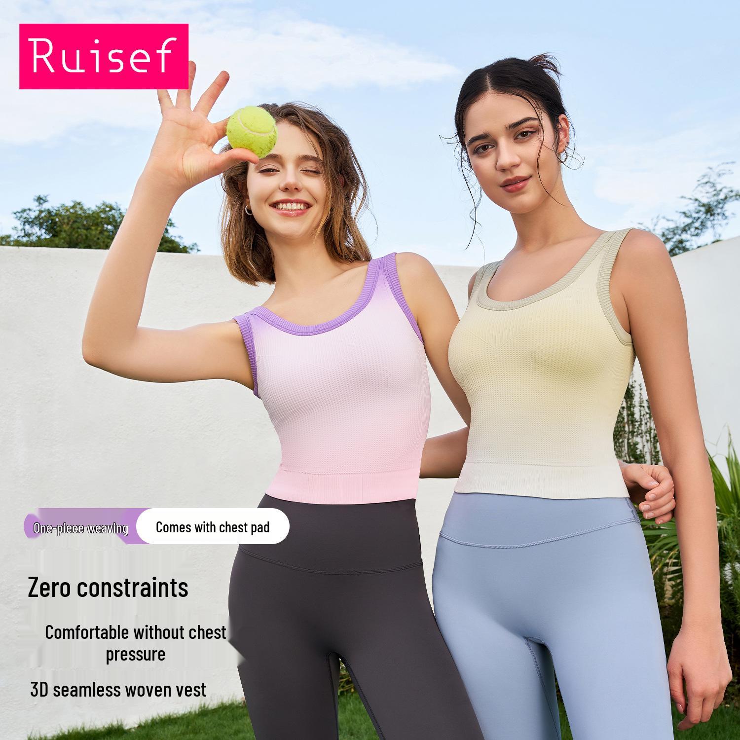 Women s Gradient Shockproof Sports Underwear - Summer Yoga Vest with Fixed Cup Design for Outdoor Wear Medium
Women s Gradient Shockproof Sports Underwear - Summer Yoga Vest with Fixed Cup Design for Outdoor Wear Medium