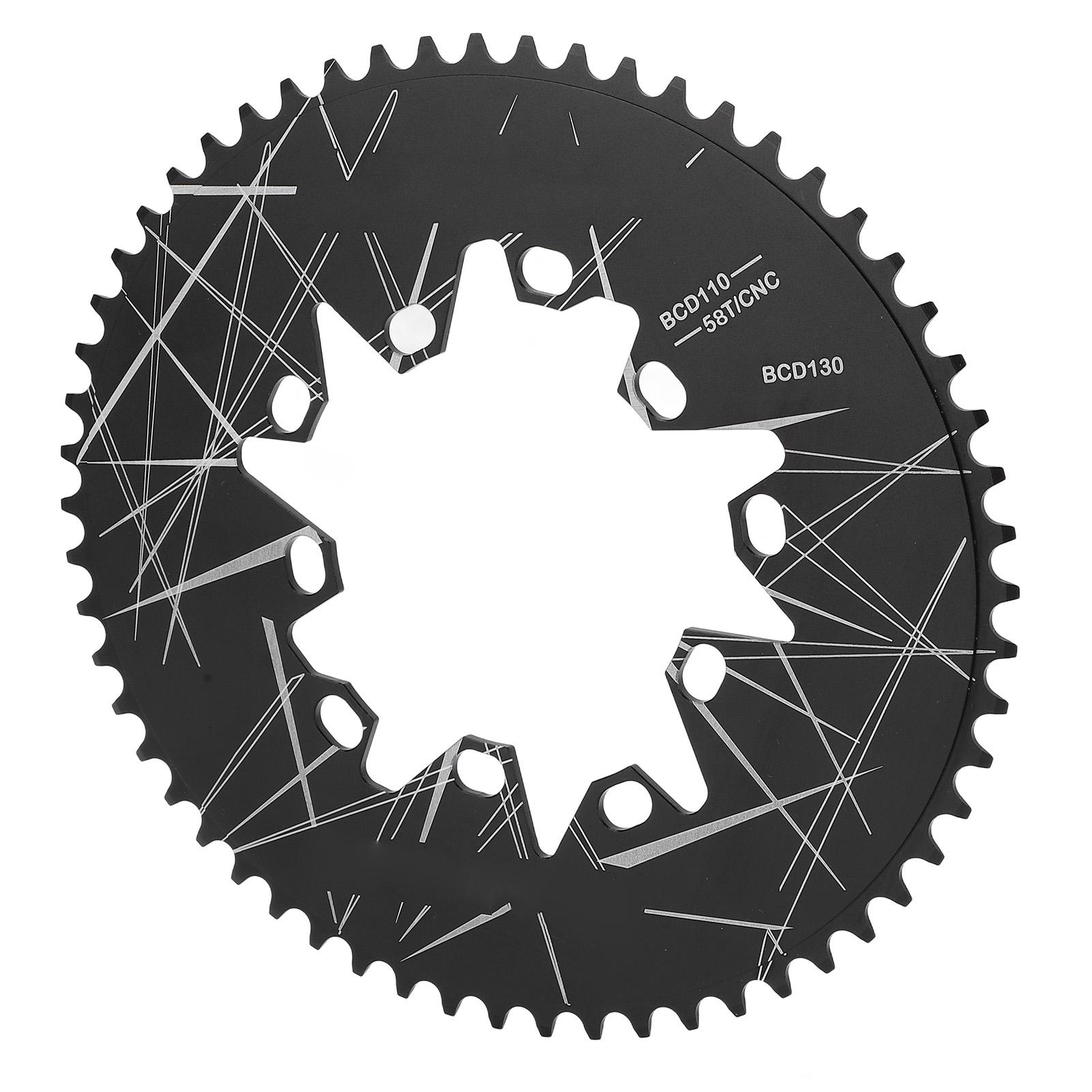 Bicycle Oval Chainring Aluminum Alloy Oval Disc Chainring for Road Folding Bikes 58T 110/130mm BCD
Bicycle Oval Chainring Aluminum Alloy Oval Disc Chainring for Road Folding Bikes 58T 110/130mm BCD