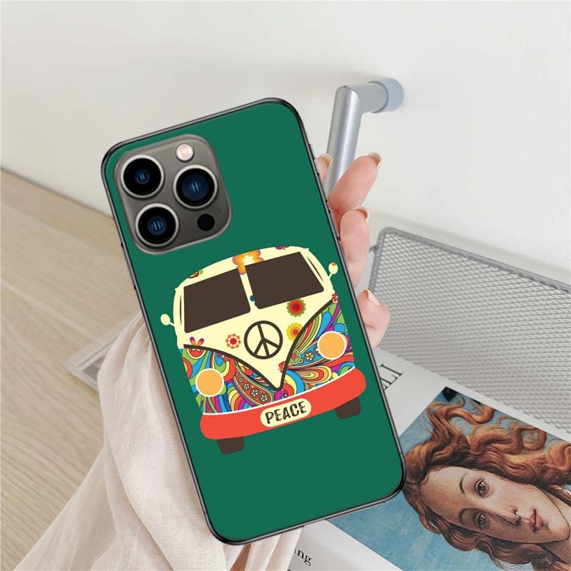 Hippie Peace Bus and Sunflower Phone Case For Iphone 16 15+ Pro Max 17 Air 14 Plus 16E 13 Pro 12 Mini 11 Clear Cover Silico iPhone 16
Hippie Peace Bus and Sunflower Phone Case For Iphone 16 15+ Pro Max 17 Air 14 Plus 16E 13 Pro 12 Mini 11 Clear Cover Silico iPhone 16