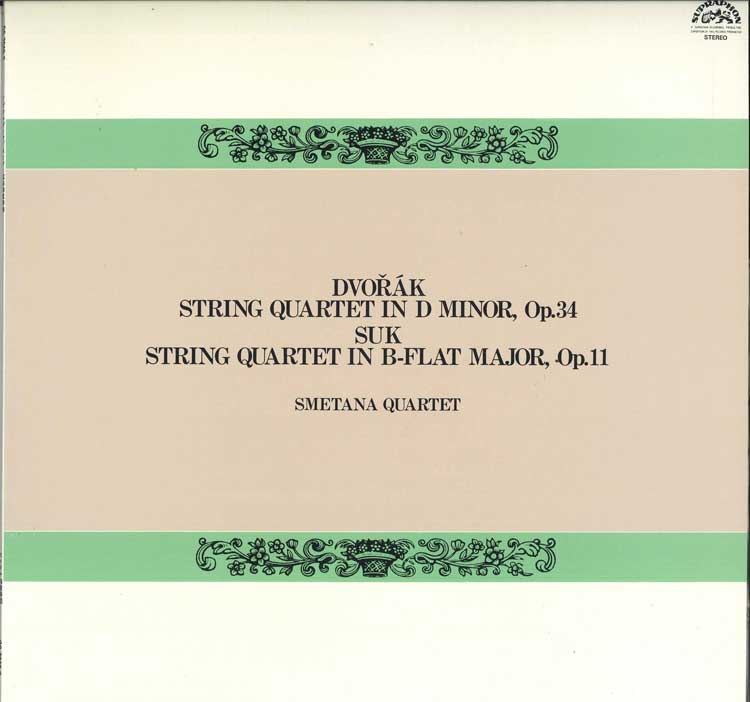LP Record SMETANA QUARTET - Dvorak String Quartet In D Minor, O OS7049S SUPRAPHON Japan Obi Classical Used
LP Record SMETANA QUARTET - Dvorak String Quartet In D Minor, O OS7049S SUPRAPHON Japan Obi Classical Used