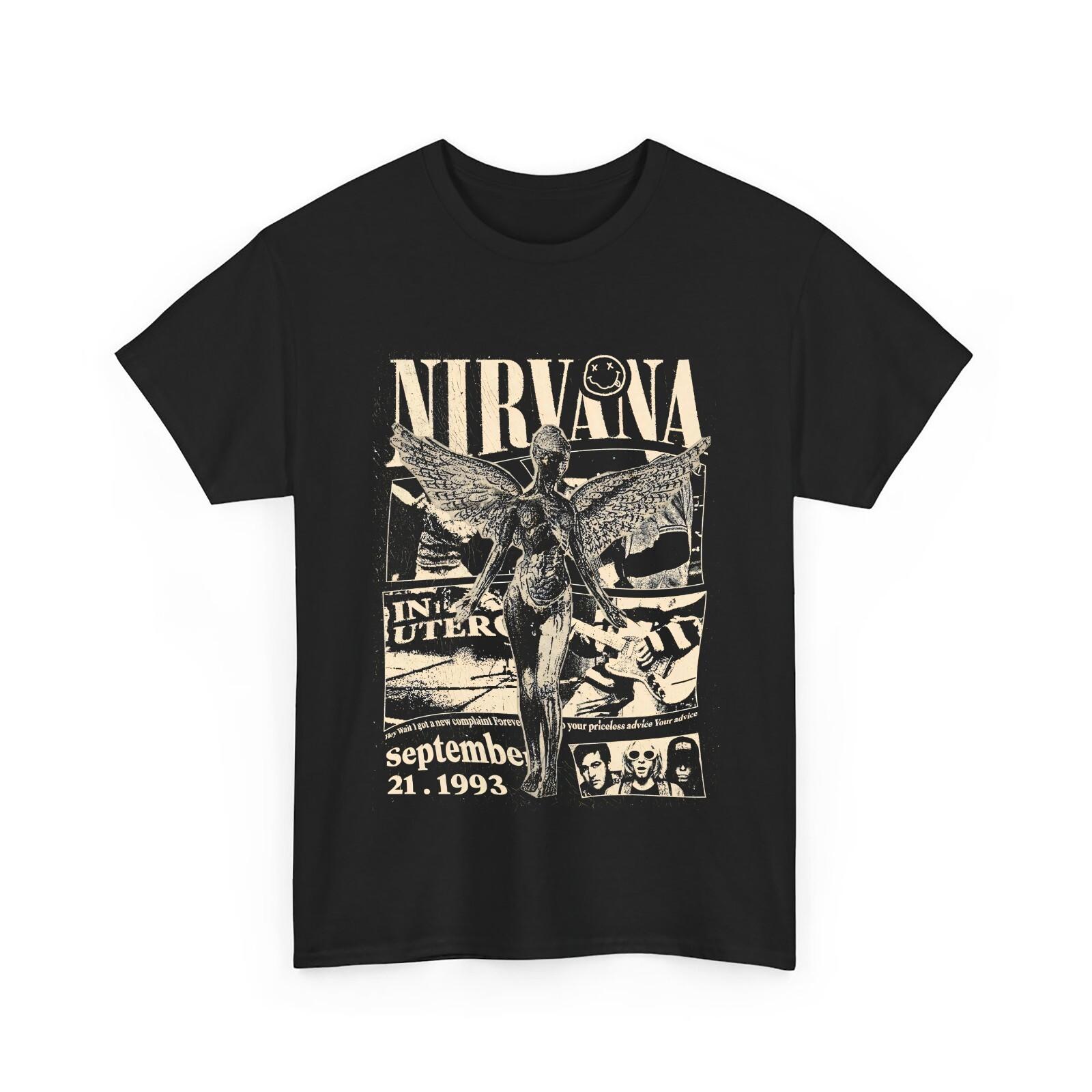 NIRVANA vintage 1993 IN UTERO T-Shirt Mens Womens Tees Top Size S-4XL XL
NIRVANA vintage 1993 IN UTERO T-Shirt Mens Womens Tees Top Size S-4XL XL