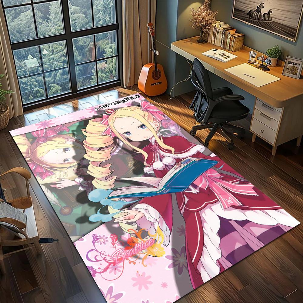 ReZero Printed Bedside Rug Carpet Large Area Rug Non Slip Washable Floor Mat for Gamer Room Home Decor -xia46 60x90cm
ReZero Printed Bedside Rug Carpet Large Area Rug Non Slip Washable Floor Mat for Gamer Room Home Decor -xia46 60x90cm
