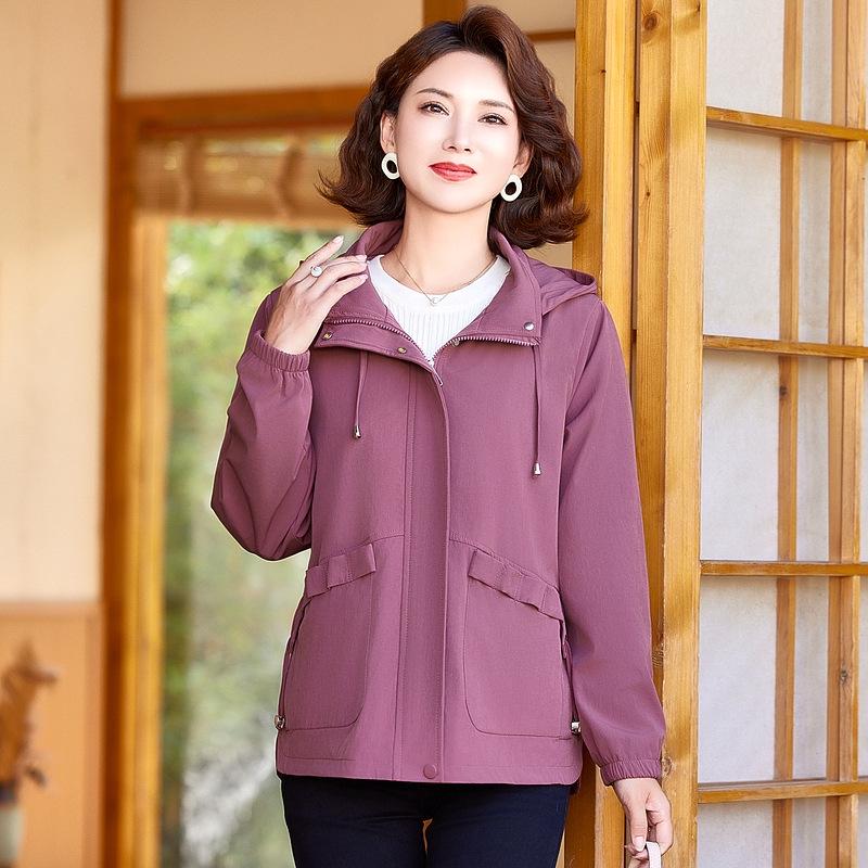 Mother s Spring/Autumn 2026 Jacket for Women: Stylish, Loose-Fit, Hooded Top for Middle-aged and Elderly 4XL фіолетовий
Mother s Spring/Autumn 2026 Jacket for Women: Stylish, Loose-Fit, Hooded Top for Middle-aged and Elderly 4XL фіолетовий