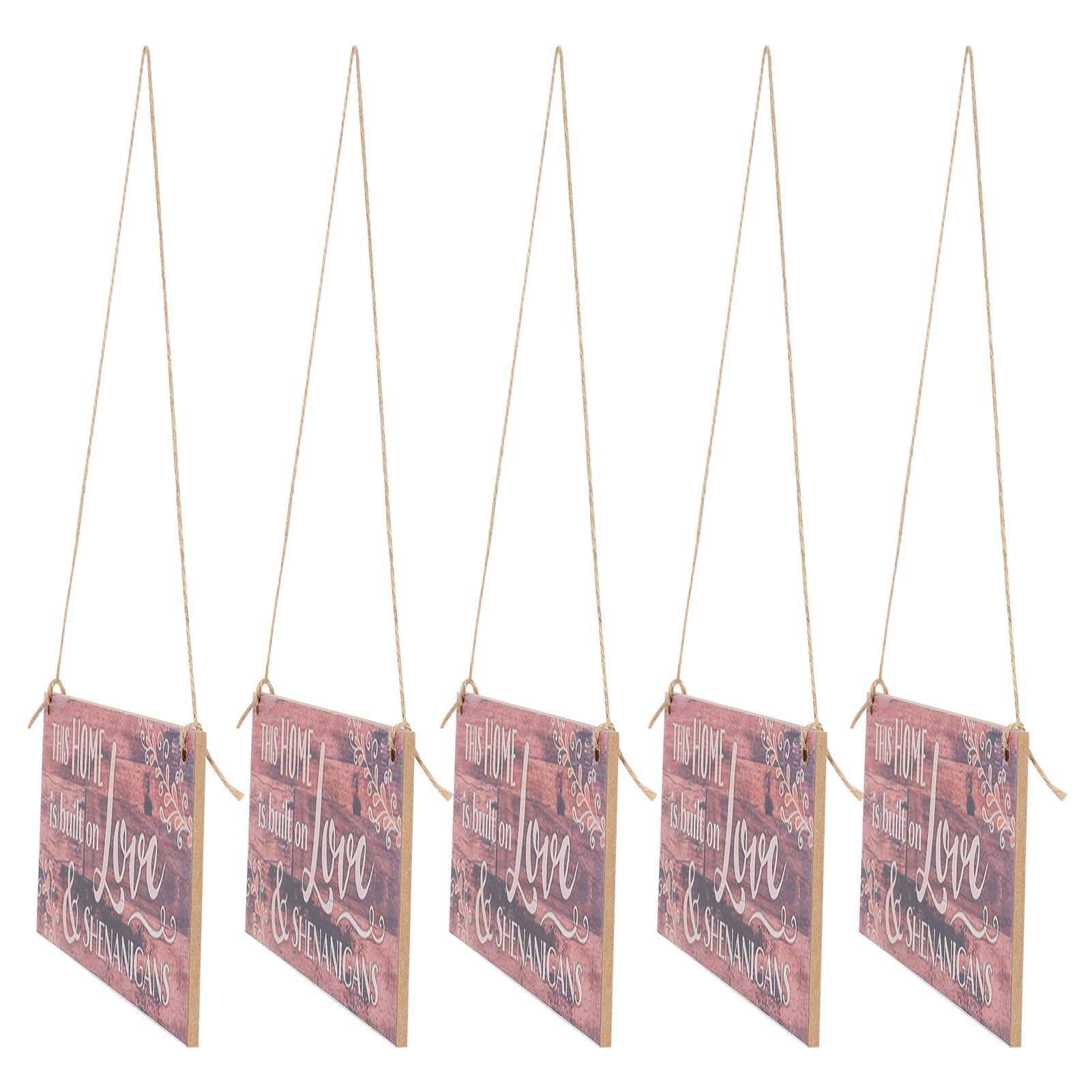 5 Sets Wooden Hanging Sign Board Pastoral Style Shop Holiday Door Wall Decoration Plaque
5 Sets Wooden Hanging Sign Board Pastoral Style Shop Holiday Door Wall Decoration Plaque