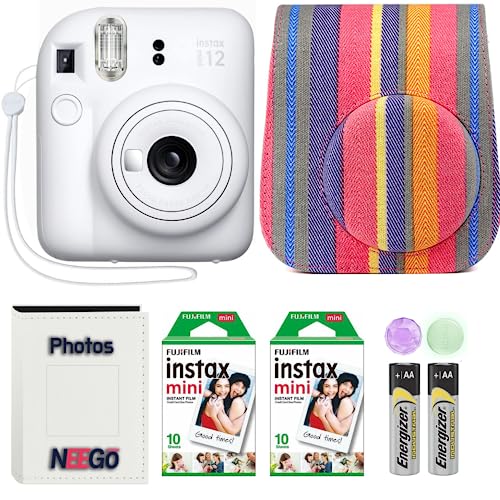 Fujifilm Футляр для камери Instax Mini 11, миттєва плівка Fujifilm (20 аркушів), фотоальбом (лід білий)
Fujifilm Футляр для камери Instax Mini 11, миттєва плівка Fujifilm (20 аркушів), фотоальбом (лід білий)