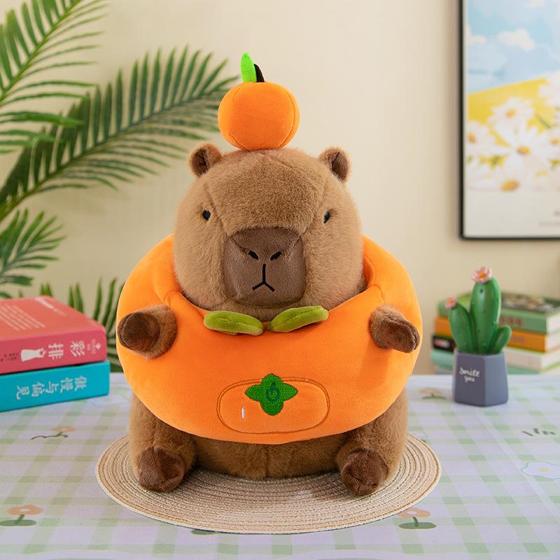 New persimmon persimmon ruyi capybara plush toy capybara doll children s sleeping doll decoration doll ornaments 25cm(0.25kg)
New persimmon persimmon ruyi capybara plush toy capybara doll children s sleeping doll decoration doll ornaments 25cm(0.25kg)