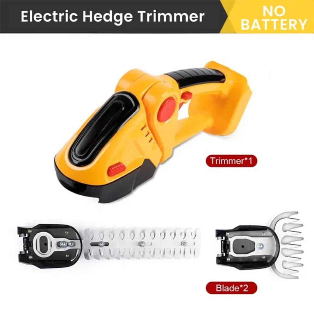 2 в 1 беспроводной электрический кусторез аккумуляторная ручная бытовая газонокосилка для прополки кустарников садовые инструменты No Battery жёлтый
2 в 1 беспроводной электрический кусторез аккумуляторная ручная бытовая газонокосилка для прополки кустарников садовые инструменты No Battery жёлтый