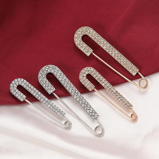 Women Brooch Pin Sweater Shawl Clip Rhinestone Safety Pin Dress Shirt Clip Brooch for Cardigans Scarves 6 cm
Women Brooch Pin Sweater Shawl Clip Rhinestone Safety Pin Dress Shirt Clip Brooch for Cardigans Scarves 6 cm