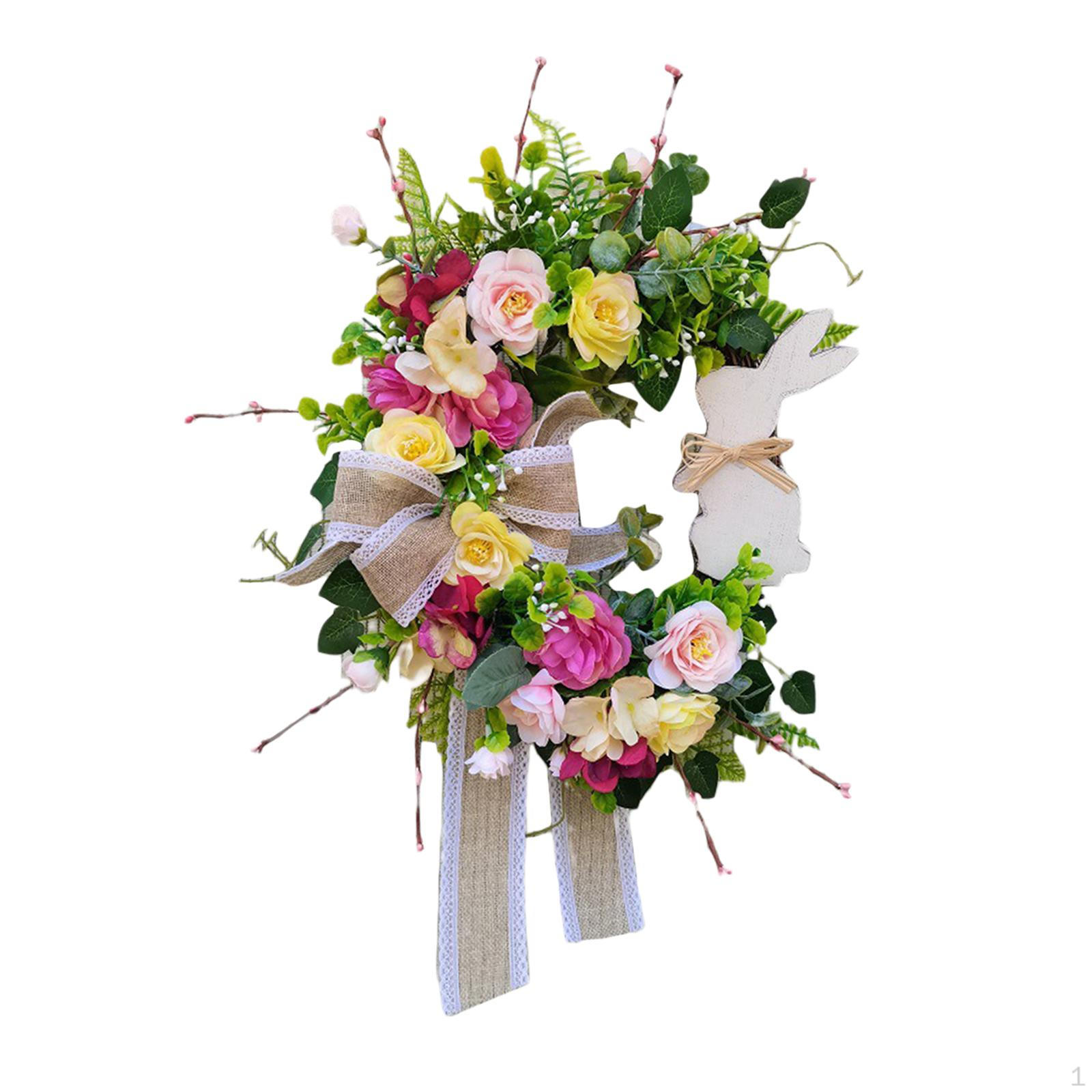 Easter Spring Wreath Floral Hanging Garland for Home Window Decoration
Easter Spring Wreath Floral Hanging Garland for Home Window Decoration