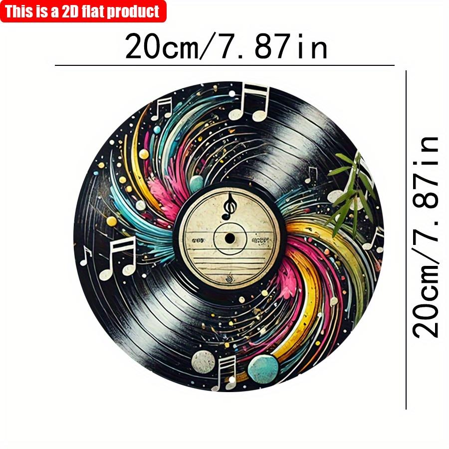 2D плоская 20*20 см 1 шт винтажная красочная виниловая пластинка настенная художественная доска, музыкальные ноты круглая подвеска, ретро музыкальная тематика надежное качественное украшение для баров 20*20cm
2D плоская 20*20 см 1 шт винтажная красочная виниловая пластинка настенная художественная доска, музыкальные ноты круглая подвеска, ретро музыкальная тематика надежное качественное украшение для баров 20*20cm