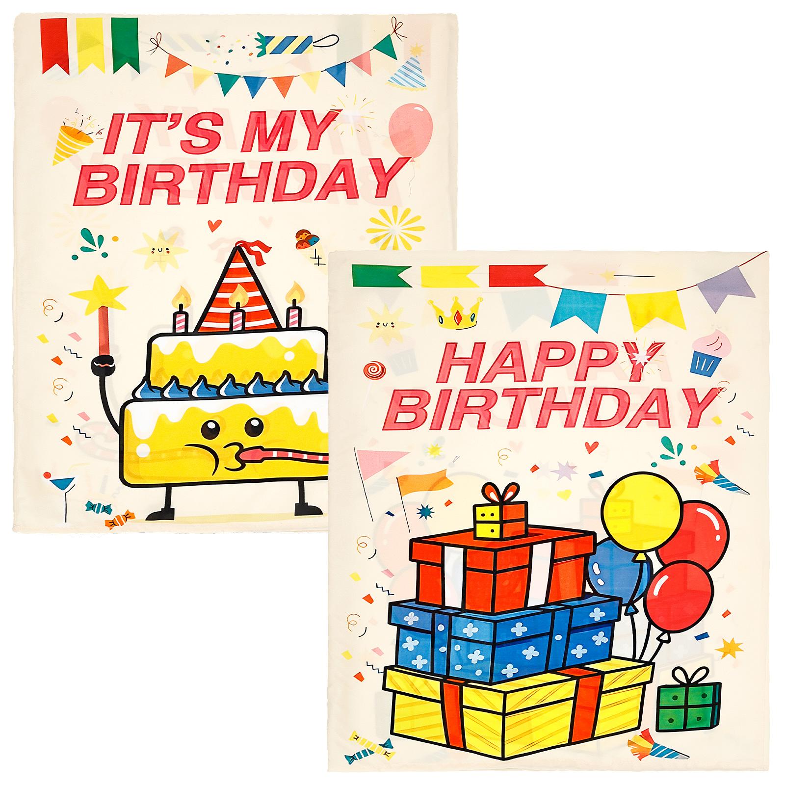 2 шт. Чехол на стул на день рождения 23,6 x 19,7 дюйма Многоразовый чехол на сиденье на день рождения Декор стула Бархатные чехлы на стулья Защита сиденья для стола 60 x 50 cm
2 шт. Чехол на стул на день рождения 23,6 x 19,7 дюйма Многоразовый чехол на сиденье на день рождения Декор стула Бархатные чехлы на стулья Защита сиденья для стола 60 x 50 cm