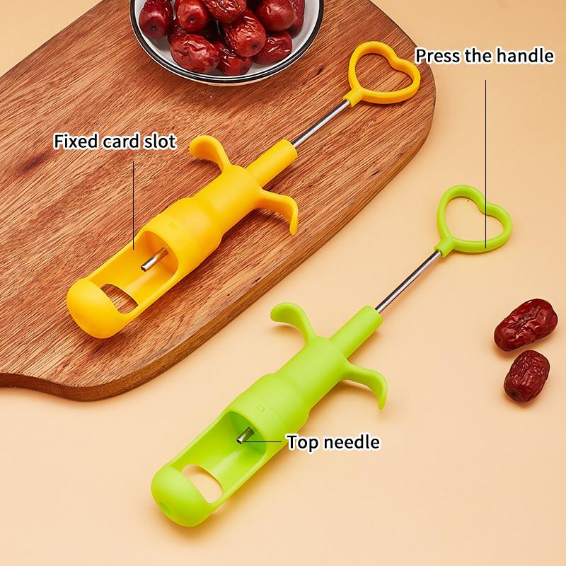 Red Date Pit Remover Fruit Manual Syringe Shape Fruit Pitter Kitchen Gadgets With Automatic Rebound Core Remover Ramadan Present помаранчевий
Red Date Pit Remover Fruit Manual Syringe Shape Fruit Pitter Kitchen Gadgets With Automatic Rebound Core Remover Ramadan Present помаранчевий