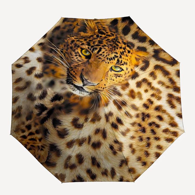 1pc Leopard Automatic Open/Close Umbrella 8-Rib Strong Frame, Portable Travel Umbrella for Women & Men, Birthday Gift Parties
1pc Leopard Automatic Open/Close Umbrella 8-Rib Strong Frame, Portable Travel Umbrella for Women & Men, Birthday Gift Parties
