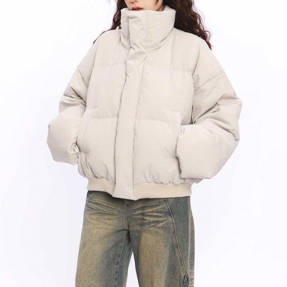 Unisex Retro Stand-Up Collar Solid Color Short Winter Jacket - Loose Fit, Cotton-Padded, Trendy Design XL светло-серый
Unisex Retro Stand-Up Collar Solid Color Short Winter Jacket - Loose Fit, Cotton-Padded, Trendy Design XL светло-серый