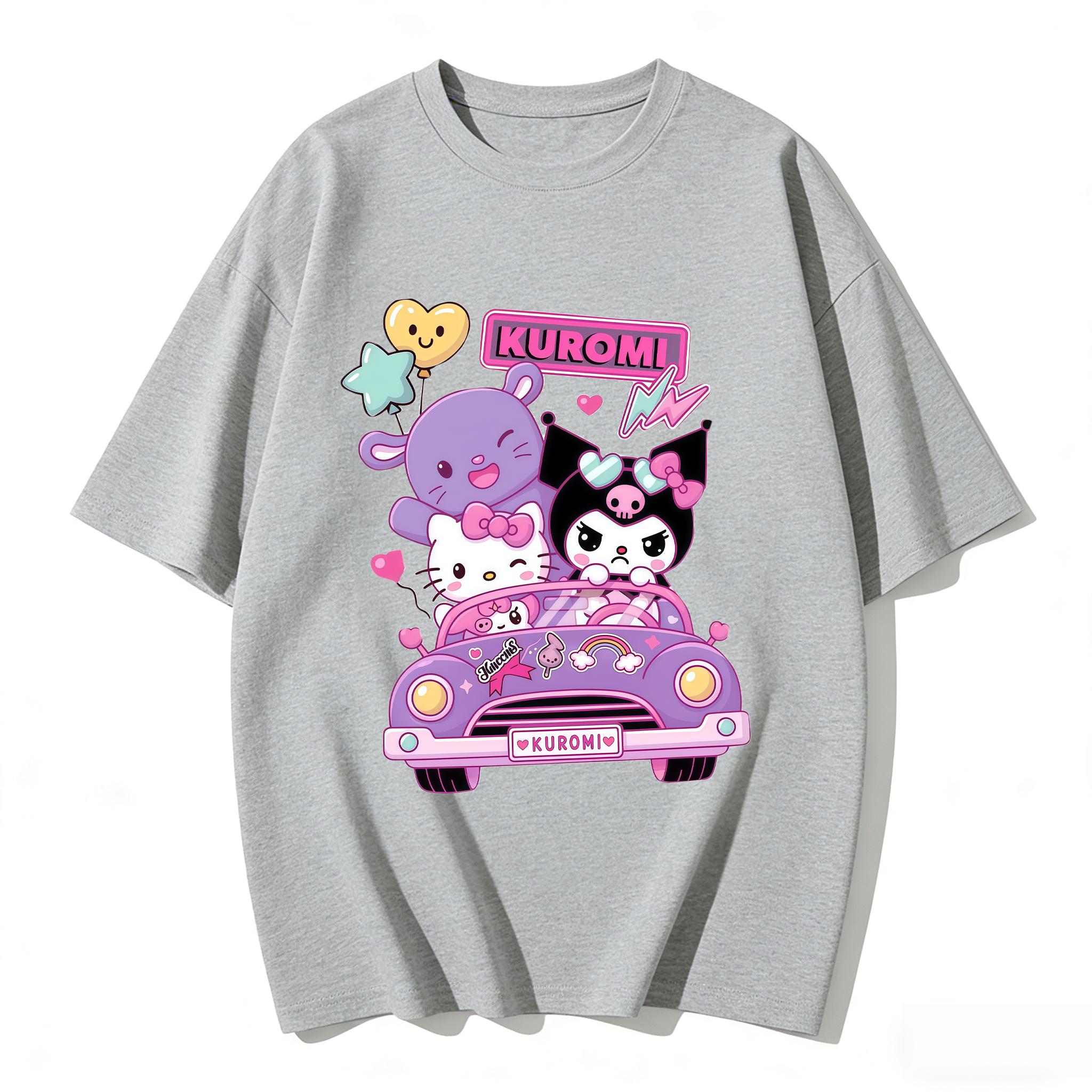 2026 New Arrival Kawaii Kuromi Hello Kitty Car Print Couple T Shirts Casual Loose Family Matching Outfits Parentchild Tees Tops S
2026 New Arrival Kawaii Kuromi Hello Kitty Car Print Couple T Shirts Casual Loose Family Matching Outfits Parentchild Tees Tops S