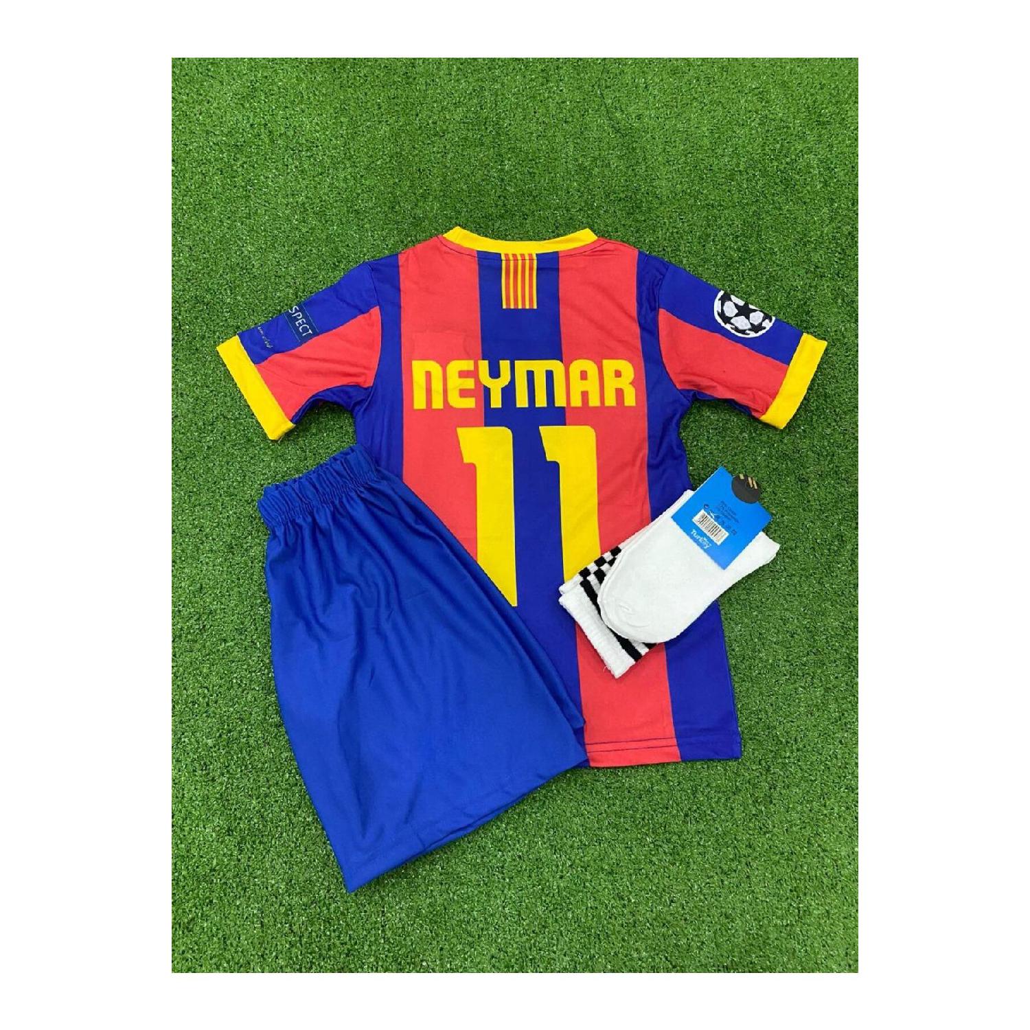 Детские шорты из джерси Neymar для финала Лиги чемпионов 2011 года в Барселоне, комплект из 3 носков
Детские шорты из джерси Neymar для финала Лиги чемпионов 2011 года в Барселоне, комплект из 3 носков