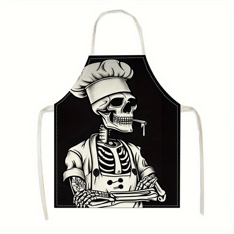 1pc Skull Chef Apron Funny Skeleton Kitchen Cooking Baking Waterproof Chef Bib Gift for Men Women Halloween Party Decor 38X47cm(15X19in)
1pc Skull Chef Apron Funny Skeleton Kitchen Cooking Baking Waterproof Chef Bib Gift for Men Women Halloween Party Decor 38X47cm(15X19in)