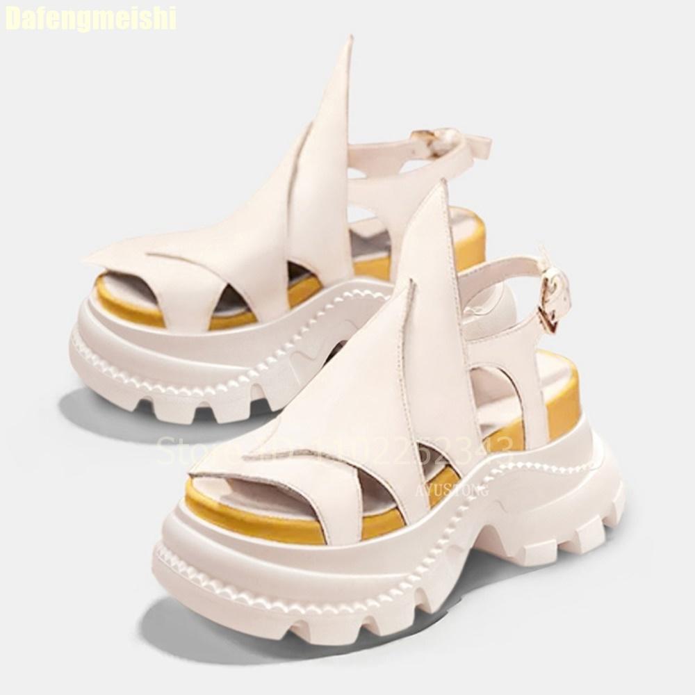 Fashion Punk Style Platform Women Sandals Open Toe Fashion Wedges 8Cm Increase Black/white Gladiator Shoes Sport 2025 Summer Beach Shoes 40
Fashion Punk Style Platform Women Sandals Open Toe Fashion Wedges 8Cm Increase Black/white Gladiator Shoes Sport 2025 Summer Beach Shoes 40