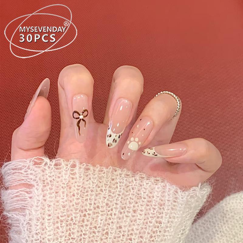Xiaohongshu Trendy Wearable Nail Patches: Spring/Summer Cartoon French Manicure Stickers, Removable Sweet Girl Nails Handmade Nails M Size #10 pieces/bag
Xiaohongshu Trendy Wearable Nail Patches: Spring/Summer Cartoon French Manicure Stickers, Removable Sweet Girl Nails Handmade Nails M Size #10 pieces/bag