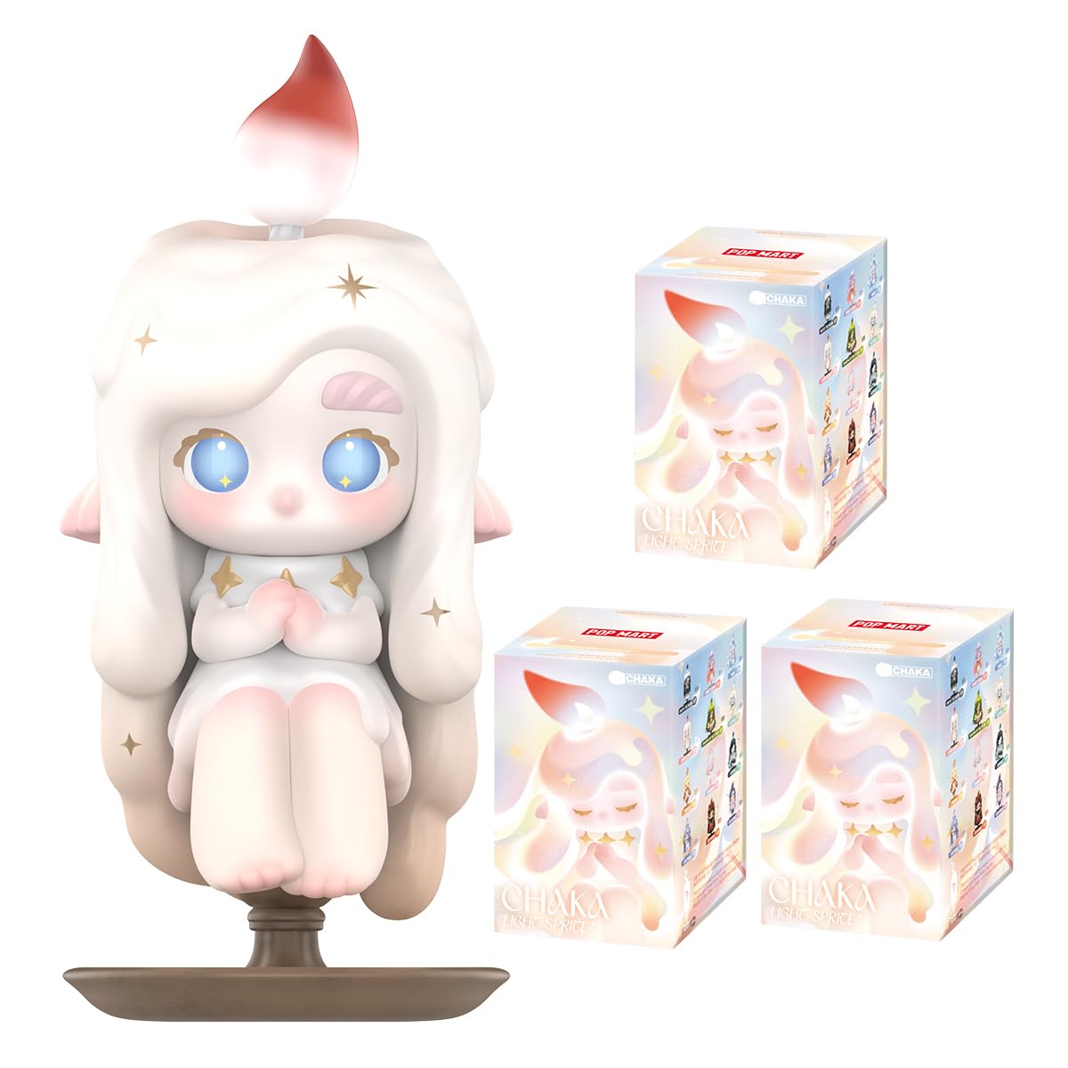 POP MART CHAKA Light Sprite Series Pop Mart Gacha Gacha Blind Box Figure Plastic Model Premium Toy Soft Vinyl Original Character Birthday Present [1
POP MART CHAKA Light Sprite Series Pop Mart Gacha Gacha Blind Box Figure Plastic Model Premium Toy Soft Vinyl Original Character Birthday Present [1