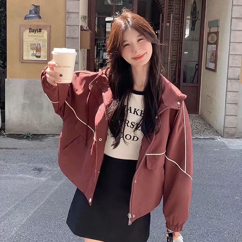 Design Sense Women s Petite Casual Loose Hooded Windbreaker, Korean Style Spring 2025 Short Jacket Medium
Design Sense Women s Petite Casual Loose Hooded Windbreaker, Korean Style Spring 2025 Short Jacket Medium