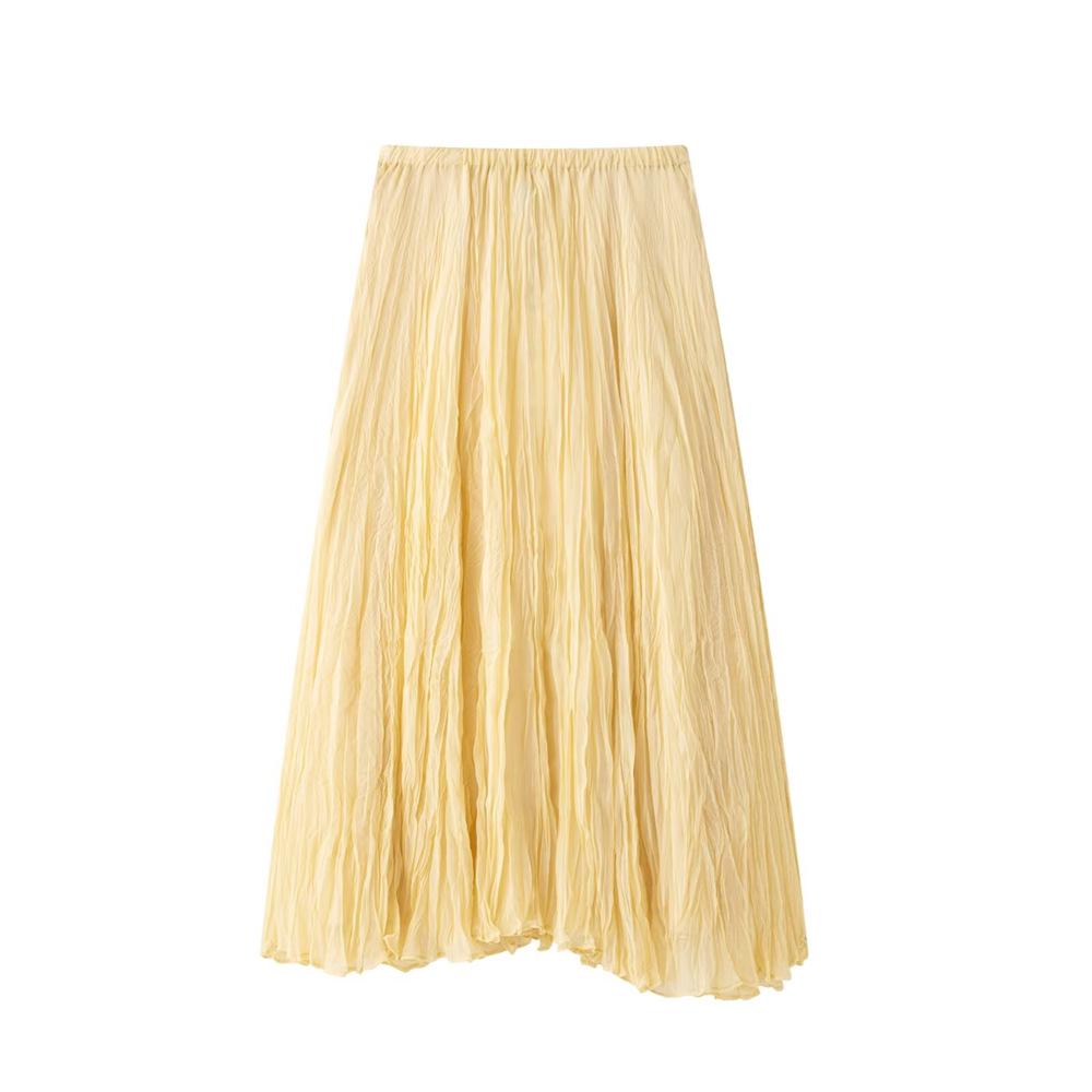 Spring 2025 Women s Slim Fit High Waist Midi Skirt - Simple, Sweet, Versatile with Wrinkle Effect S жёлтый
Spring 2025 Women s Slim Fit High Waist Midi Skirt - Simple, Sweet, Versatile with Wrinkle Effect S жёлтый