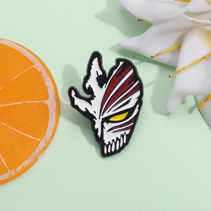 Bleach Kurosaki Ichigo Toshiro Mask Enamel Pins Japanese Anime Lapel Badge Brooches Hat Clothes Jewelry Halloween Accessories
Bleach Kurosaki Ichigo Toshiro Mask Enamel Pins Japanese Anime Lapel Badge Brooches Hat Clothes Jewelry Halloween Accessories