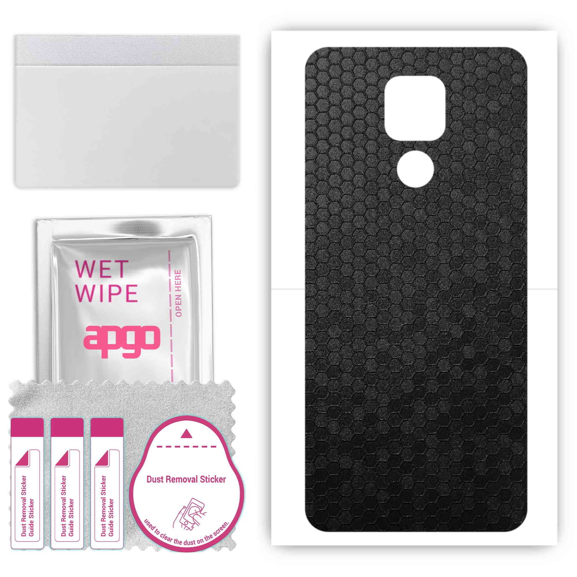 apgo Protective Skin Sticker for the back compatible with myPhone Now Esim, Wrap Film, Foil, Vinyl - Pattern Black Honeycomb
apgo Protective Skin Sticker for the back compatible with myPhone Now Esim, Wrap Film, Foil, Vinyl - Pattern Black Honeycomb