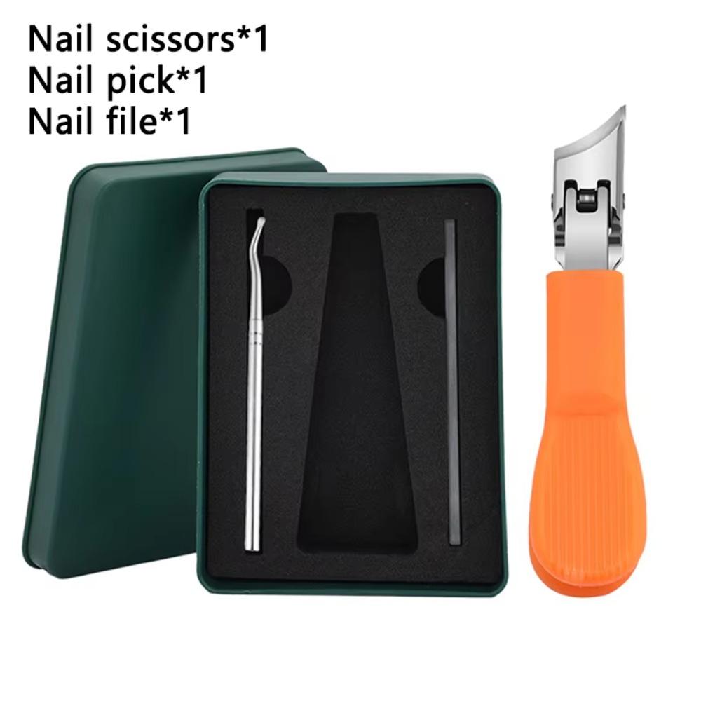 3Pcs/Set With Nail file Nail Clipper Anti splash Diagonal Pliers for Thick Nails зелений
3Pcs/Set With Nail file Nail Clipper Anti splash Diagonal Pliers for Thick Nails зелений