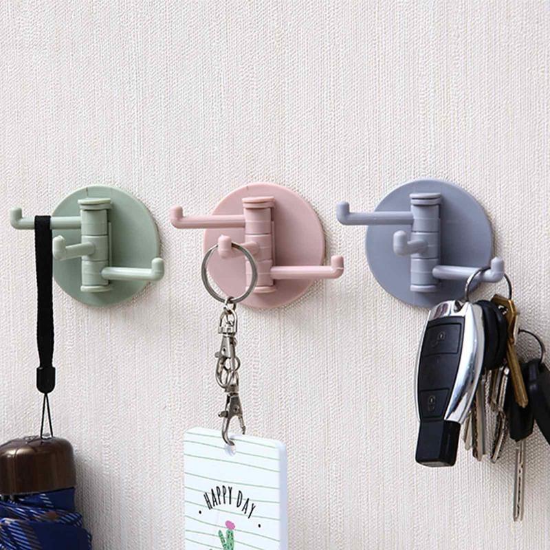 Non Marking Rotary Hook Kitchen Bathroom Wall Towel Hook 3 Branch Home Plain Color Hook Nail Free Adhesive Hook
Non Marking Rotary Hook Kitchen Bathroom Wall Towel Hook 3 Branch Home Plain Color Hook Nail Free Adhesive Hook