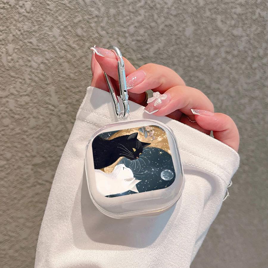 Clear Earphone Cases Cover With Hook Case For Samsung Galaxy Buds 2 4 Pro Live 2Pro 4Pro 3Pro 3 FE Cartoon Cat Buds Live
Clear Earphone Cases Cover With Hook Case For Samsung Galaxy Buds 2 4 Pro Live 2Pro 4Pro 3Pro 3 FE Cartoon Cat Buds Live