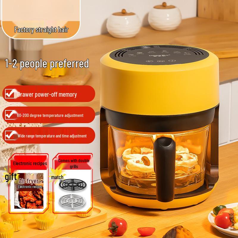 Прозора міні-фритюрниця Lwell зі скла для 1-2 осіб - Електрична фритюрниця без олії для картоплі фрі
Прозора міні-фритюрниця Lwell зі скла для 1-2 осіб - Електрична фритюрниця без олії для картоплі фрі