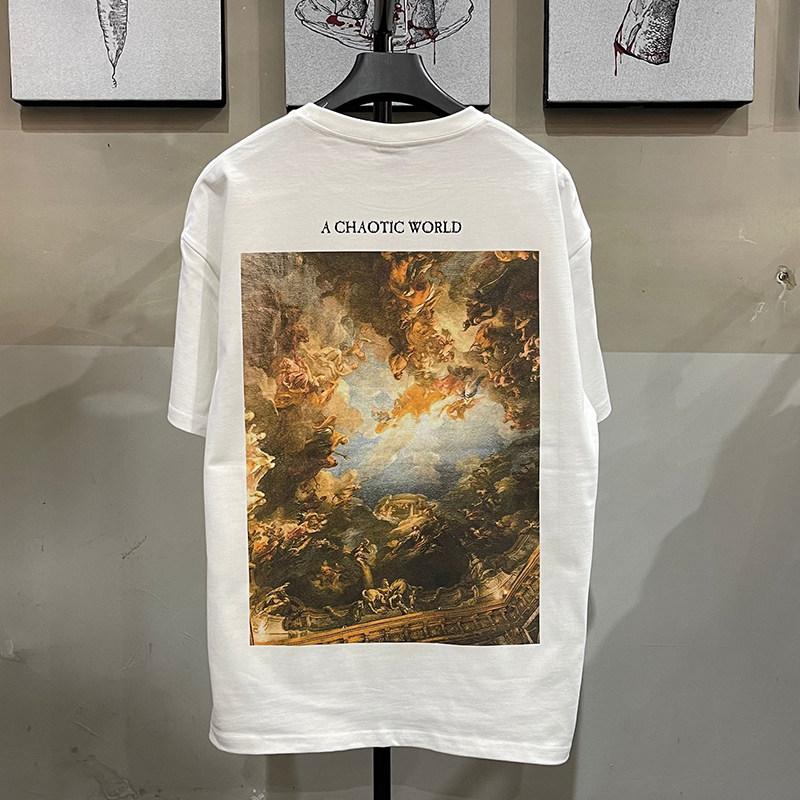 European American Style Greek Oil Painting Short Sleeve Unisexs Street Tshirt Top Ins Ultra Fire Half Sleeve Round Neck Summer 4XL
European American Style Greek Oil Painting Short Sleeve Unisexs Street Tshirt Top Ins Ultra Fire Half Sleeve Round Neck Summer 4XL