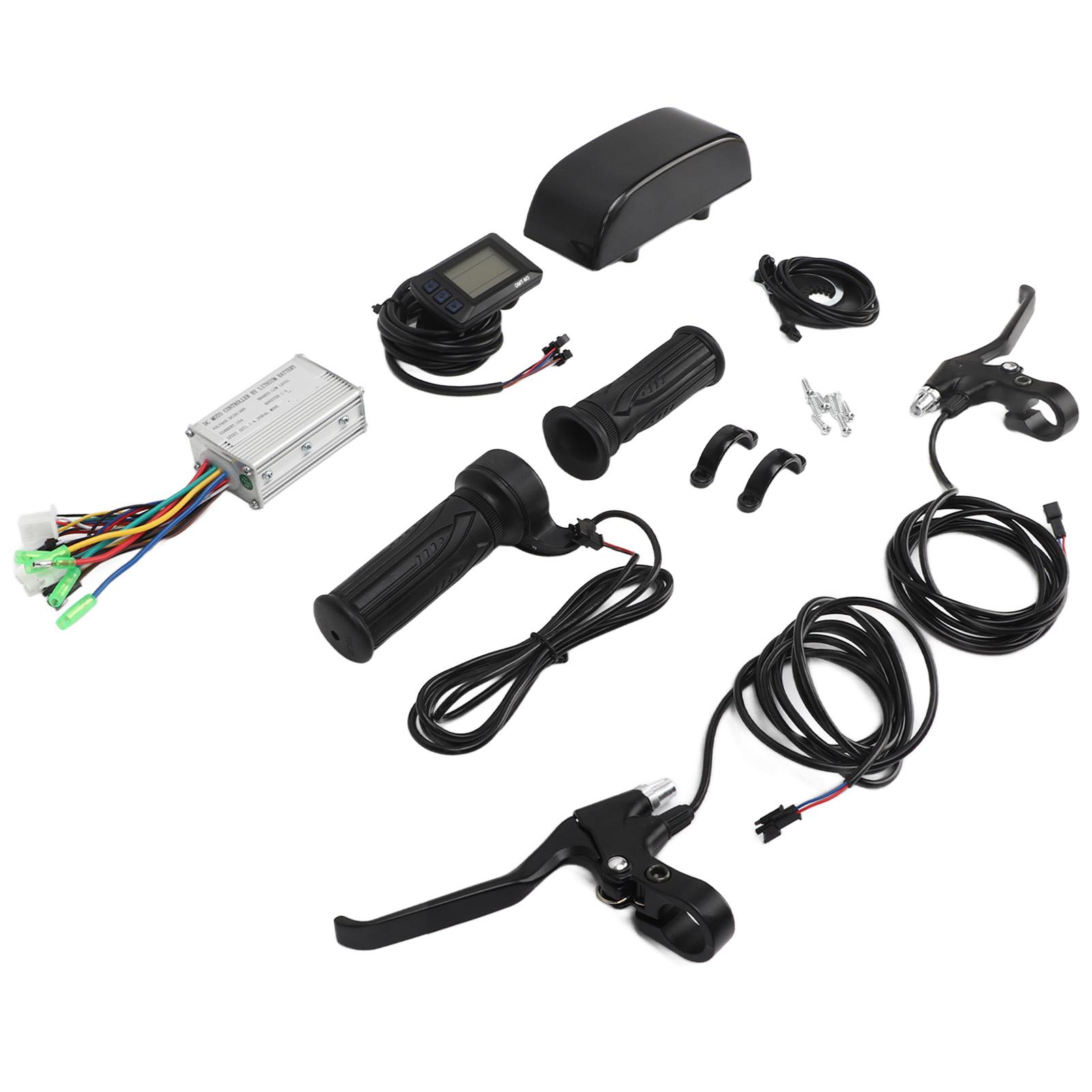 Electric Bike Conversion Kit 15A Controller Waterproof M3 Display Throttle Grip PAS Brake Lever Kit for 250W Motor
Electric Bike Conversion Kit 15A Controller Waterproof M3 Display Throttle Grip PAS Brake Lever Kit for 250W Motor