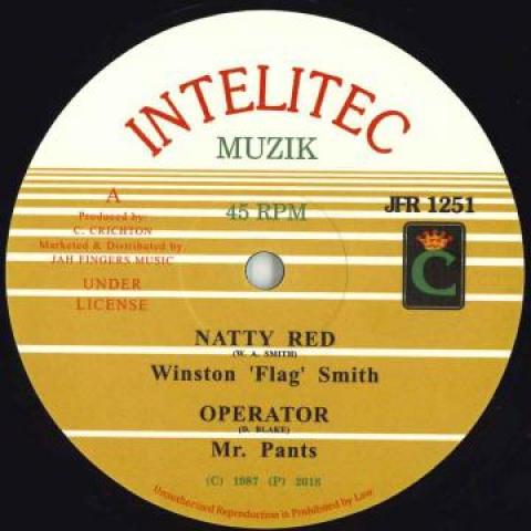 12inch Record WINSTON FLAG SMITH, MR PANTS / BLEM - Natty Red; Operator / Dub Mix JFR1251 Intelitec/Jah F 1987 UK Reggae, Ska & Dub Used
12inch Record WINSTON FLAG SMITH, MR PANTS / BLEM - Natty Red; Operator / Dub Mix JFR1251 Intelitec/Jah F 1987 UK Reggae, Ska & Dub Used