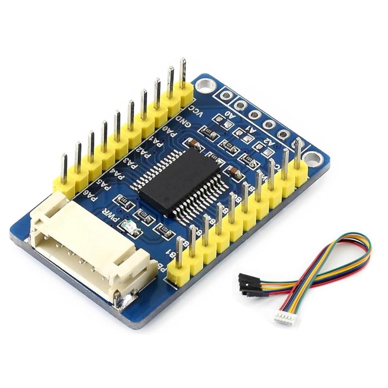 MCP23017 I2C Controlled Expansion Board Expand 16Pins Support 8 Expansion Modules for up to 128 I/O pins, I2C Interfaces
MCP23017 I2C Controlled Expansion Board Expand 16Pins Support 8 Expansion Modules for up to 128 I/O pins, I2C Interfaces