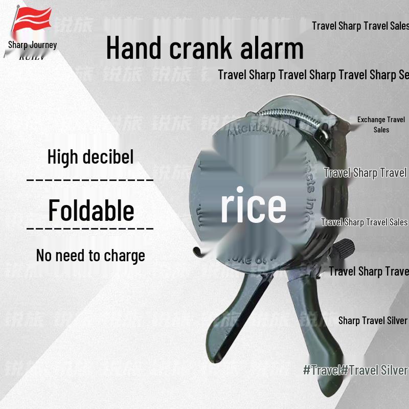 Portable Hand-Cranked Distress Alarm
Portable Hand-Cranked Distress Alarm