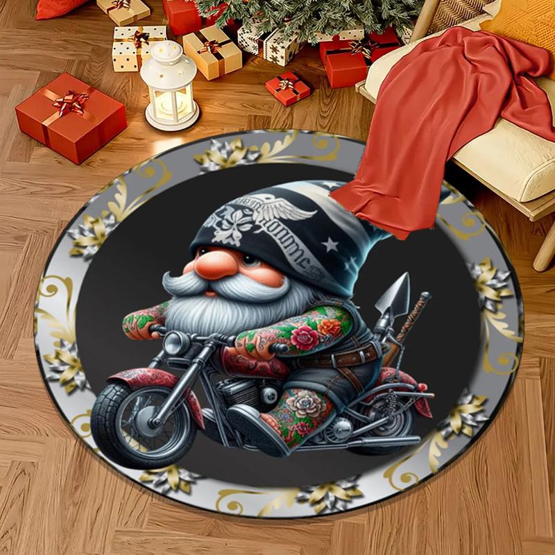 Vintage ChristmasCarpetDwarf Pattern Round Carpet Indoor Decorative Floor Rug with Non-slip Design Chair Rug Christmas DecorGift 60cm x 60cm
Vintage ChristmasCarpetDwarf Pattern Round Carpet Indoor Decorative Floor Rug with Non-slip Design Chair Rug Christmas DecorGift 60cm x 60cm