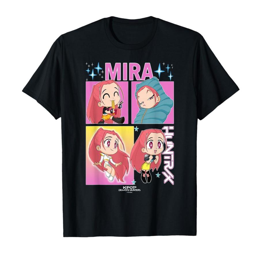 Mira Kpop Demon Hunters Rumi Zoey T-shirt For Men Women 100% Cotton T Shirts Short Sleeve Tops 1027-4 4XL
Mira Kpop Demon Hunters Rumi Zoey T-shirt For Men Women 100% Cotton T Shirts Short Sleeve Tops 1027-4 4XL