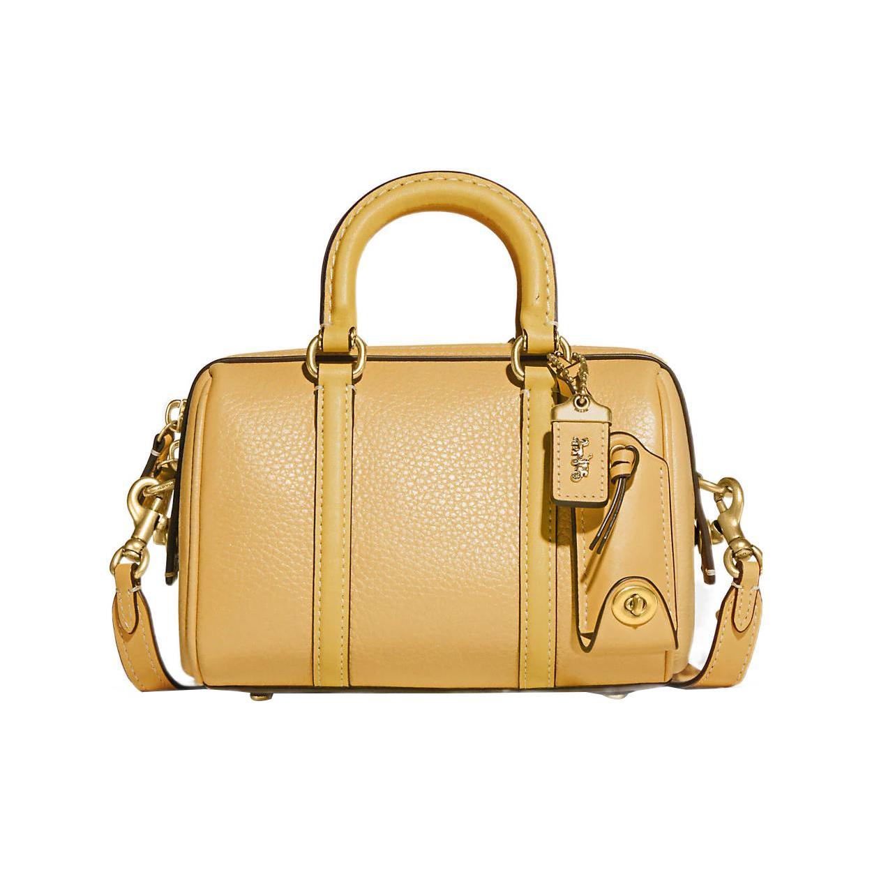 Новая женская сумка через плечо COACH из шагреневой кожи, сумка-кроссбоди, сумочка, маленький размер, желтый цвет CH763-B4FBU 17.8*10.9*12.2CM
Новая женская сумка через плечо COACH из шагреневой кожи, сумка-кроссбоди, сумочка, маленький размер, желтый цвет CH763-B4FBU 17.8*10.9*12.2CM