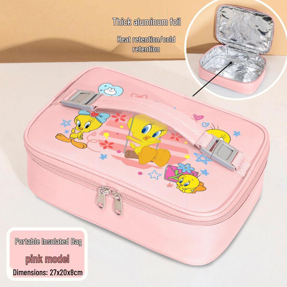 Bird Cartoon Insulated Lunch Bag for Students, Thickened and Portable for Work or School.
Bird Cartoon Insulated Lunch Bag for Students, Thickened and Portable for Work or School.