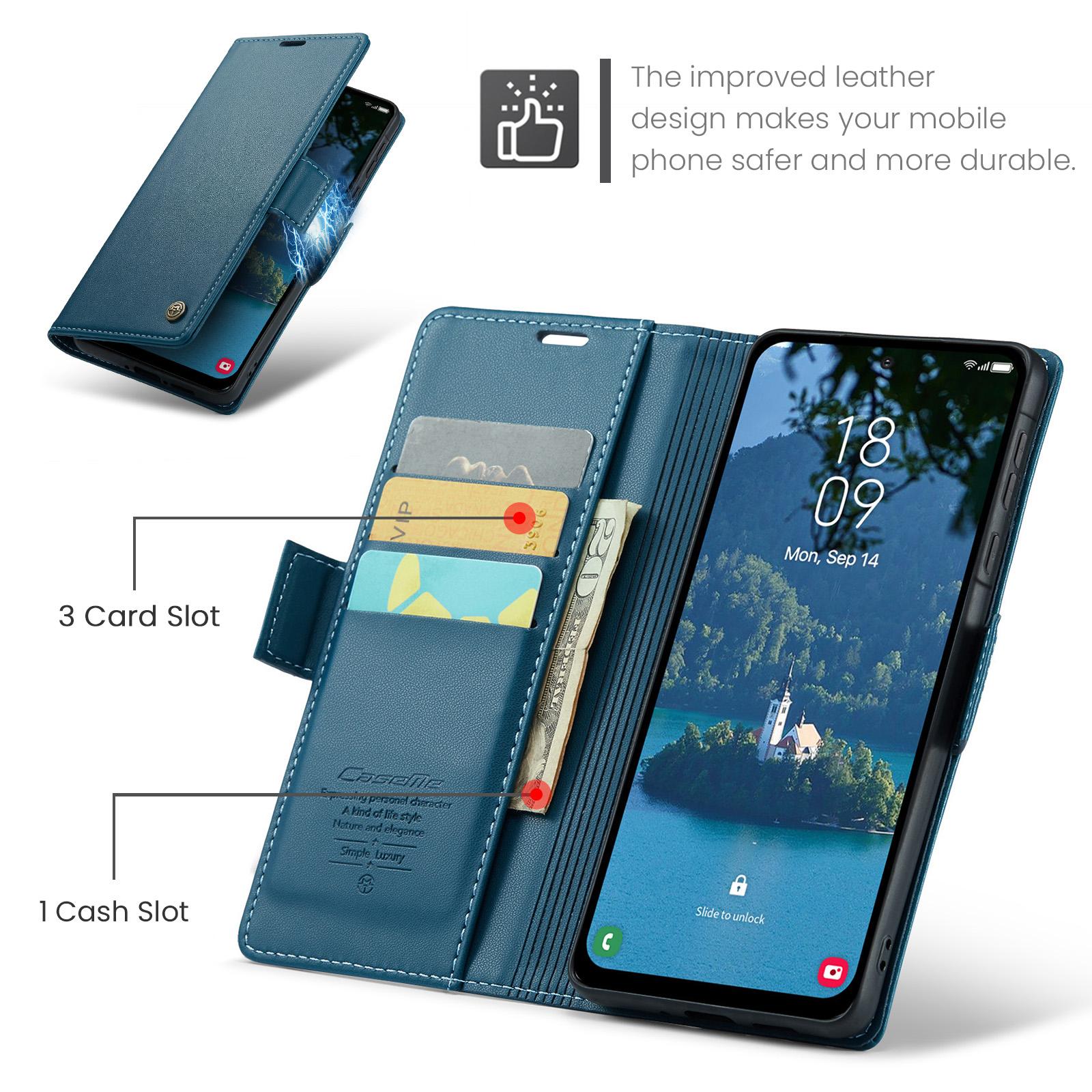Шкіряний чохол CASEME 023 для Samsung Galaxy A36 5G з RFID-блокуванням та 3 слотами для карток Purple
Шкіряний чохол CASEME 023 для Samsung Galaxy A36 5G з RFID-блокуванням та 3 слотами для карток Purple