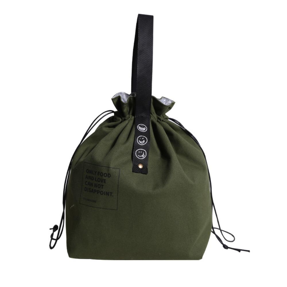 Reusable Canvas Picnic Container Fresh Keeping Drawstring Design Insulated Thermal Bag Food Storage Tote Bag School зелёный
Reusable Canvas Picnic Container Fresh Keeping Drawstring Design Insulated Thermal Bag Food Storage Tote Bag School зелёный